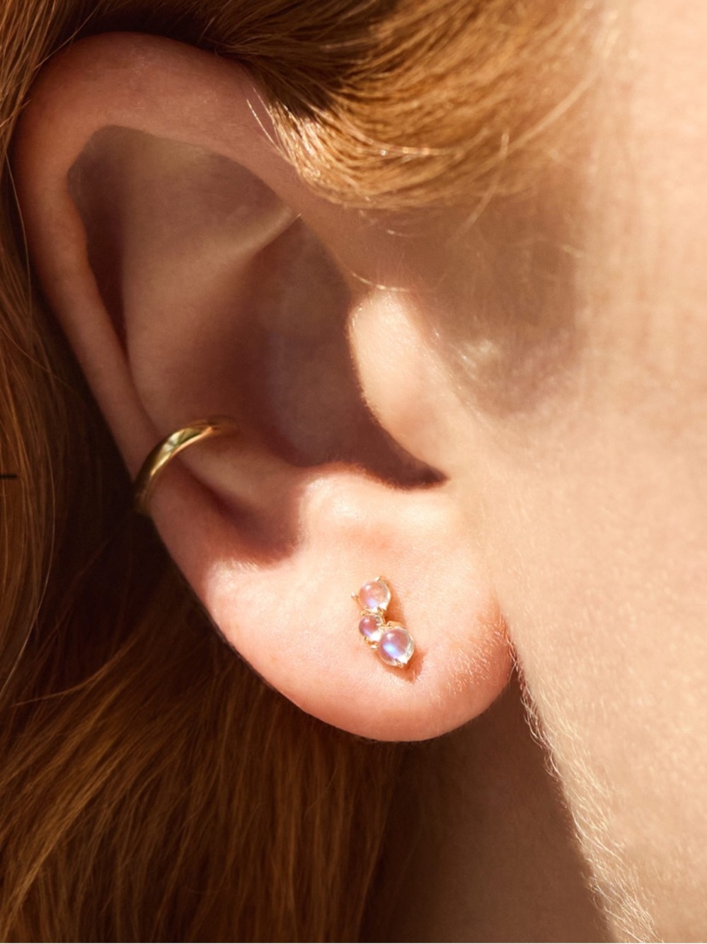 Catbird X The Met Moonstone Bubble Earrings (Pair) EUC, $496 - Picture 3 of 3